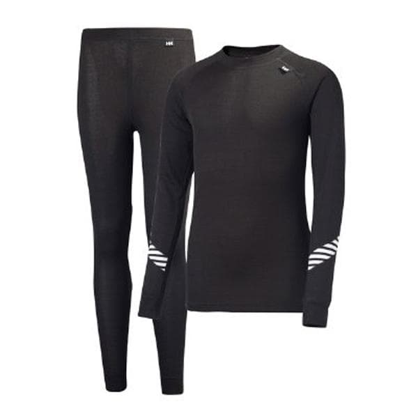 Helly Hansen Baslager Set Svart 16 Years