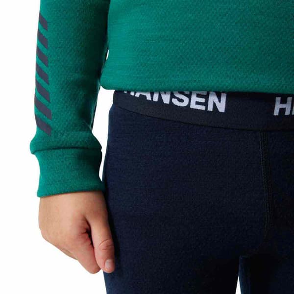 Helly Hansen Lifa Merino Set Basislagssæt Grøn 6 Years Dreng