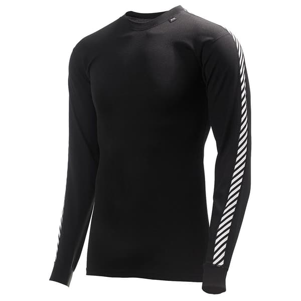 Helly Hansen Dry Stripe Crew Långärmad Baslager Svart 2XL Man