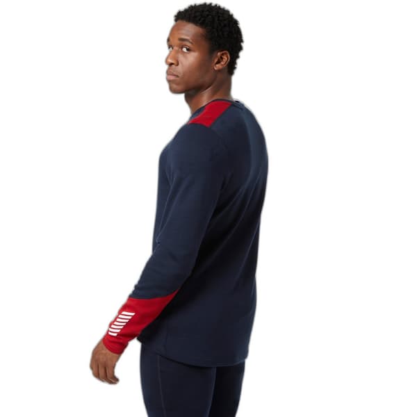 Helly Hansen Lifa Merino Midweight Crew Långärmad Baslager Blå L Man