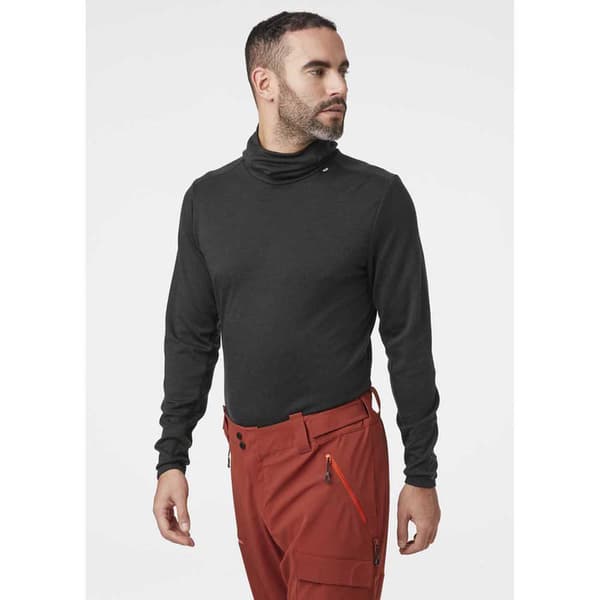 Helly Hansen Lifa Merino Midweight Långärmad Baslager Svart L Man