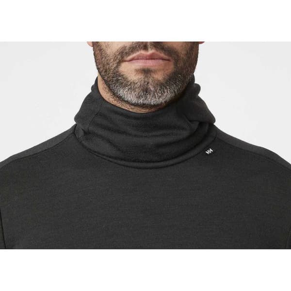 Helly Hansen Lifa Merino Midweight Långärmad Baslager Svart L Man