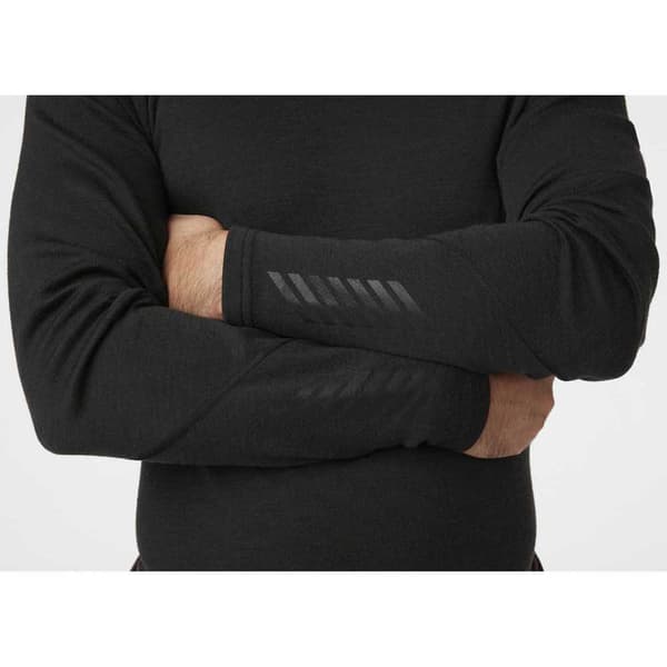 Helly Hansen Lifa Merino Midweight Långärmad Baslager Svart L Man