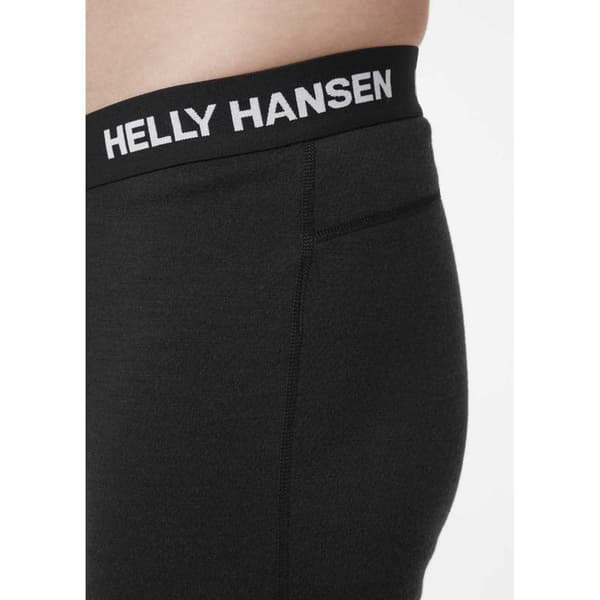 Helly Hansen Lifa Merino Midweight 49367 3/4 Baselag Bukser Sort XL Mand