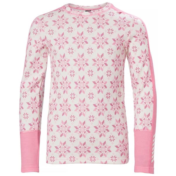 Helly Hansen Graphic Lifa Merino Youth Baslager Set Rosa 16 Years Pojke