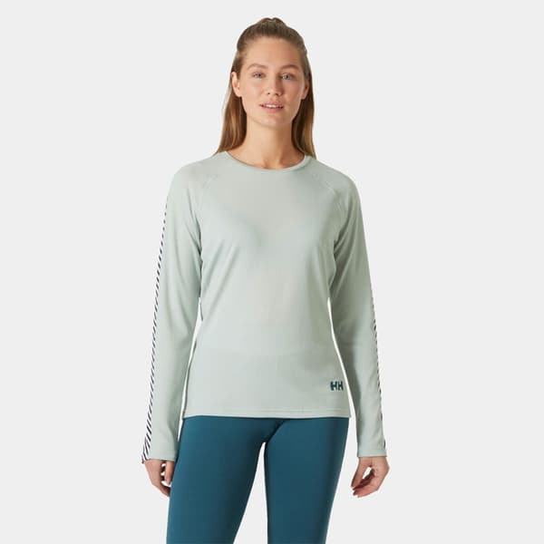 Helly Hansen Lifa Active Stripe Langærmet Baselayer Rosa S Kvinde