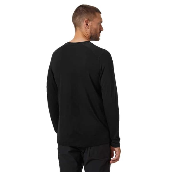 Helly Hansen Durawool Crew Langærmet Baselayer Sort L Mand