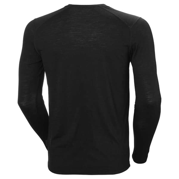 Helly Hansen Durawool Crew Långärmad Baslager Svart XL Man