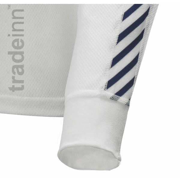 Helly Hansen Dry Stripe Crew Långärmad Baslager Vit 2XL Man