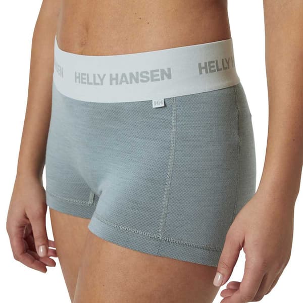 Helly Hansen Lifa Merino Midweight Boxers Grå L Kvinde