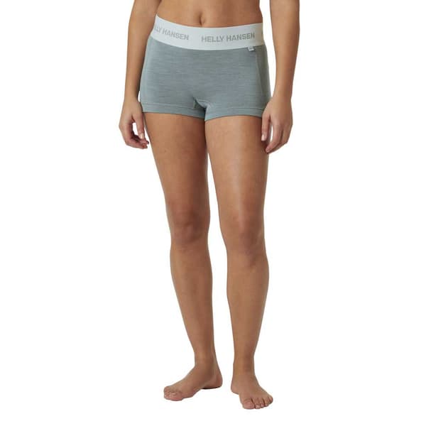 Helly Hansen Lifa Merino Midweight Boxers Grå L Kvinde