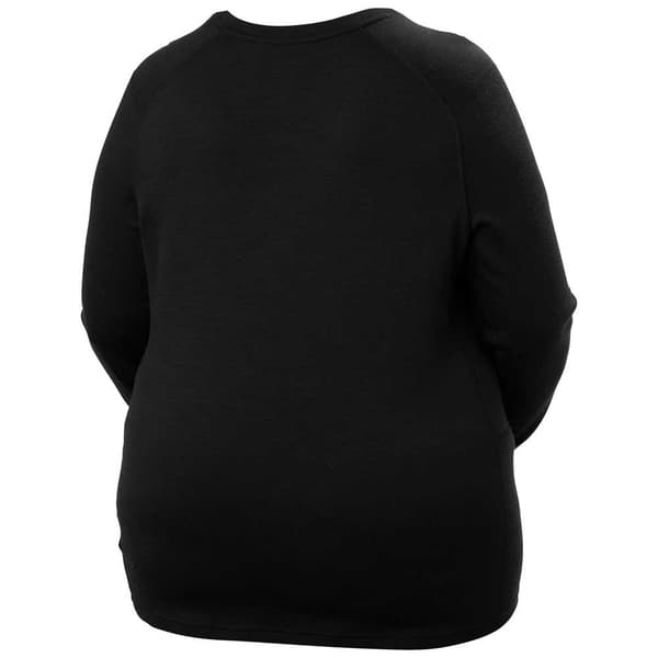 Helly Hansen Lifa Merino Midweight Plus Langærmet Baselayer Sort 3X Kvinde