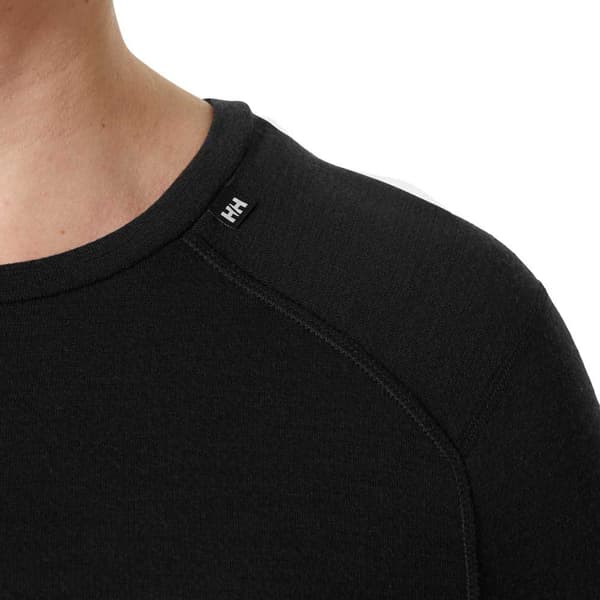 Helly Hansen Lifa Merino Midweight Plus Langærmet Baselayer Sort 3X Kvinde