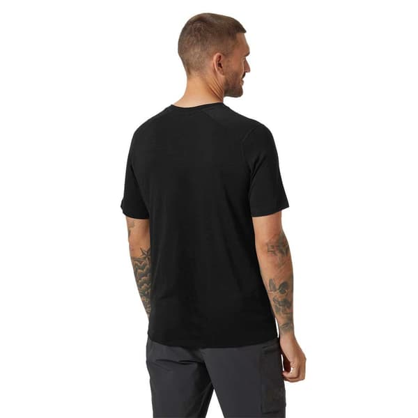 Helly Hansen Durawool Kortærmet Baselayer Sort L Mand