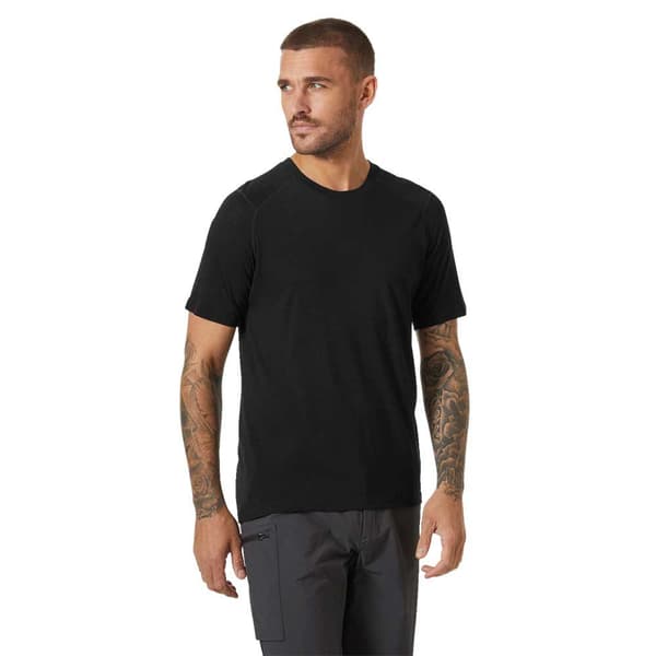 Helly Hansen Durawool Kortærmet Baselayer Sort L Mand