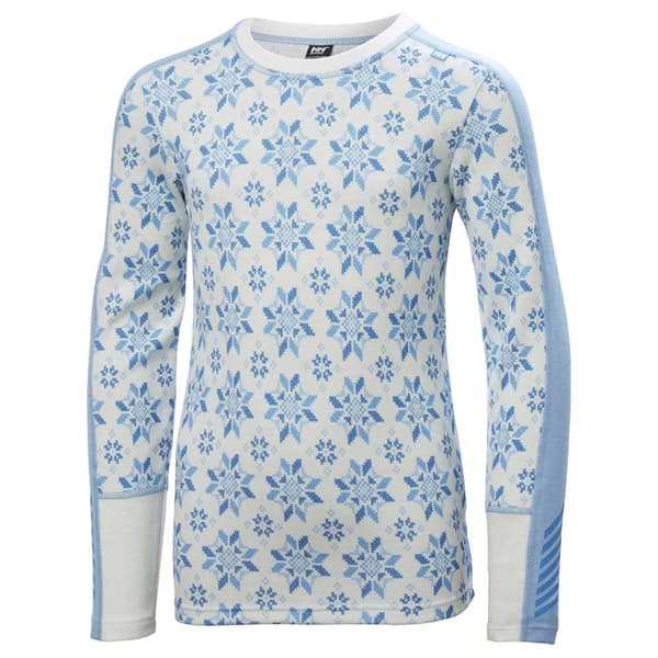 Helly Hansen Graphic Lifa Merino Junior Pohjakerroksen Housut Sininen 14 Years Poika
