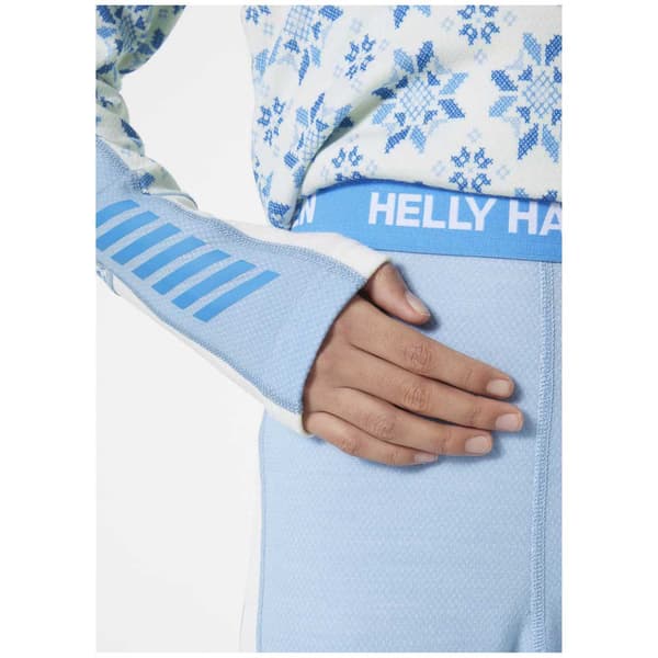 Helly Hansen Graphic Lifa Merino Junior Pohjakerroksen Housut Sininen 14 Years Poika