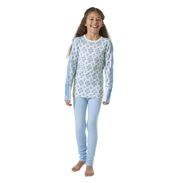 Helly Hansen Graphic Lifa Merino Junior Pohjakerroksen Housut Sininen 14 Years Poika