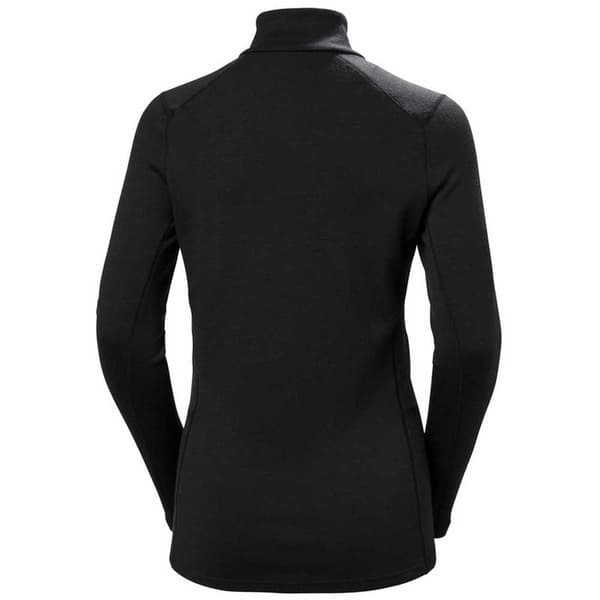 Helly Hansen Lifa Merino Midweight 49377 Långärmad Baslager Svart XL Kvinna