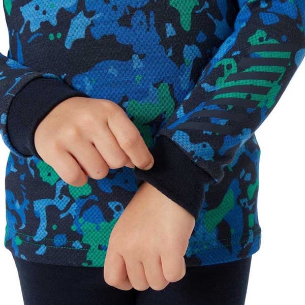 Helly Hansen Graphic Lifa Merino Peruskerroksen Sarja Vihreä,Sininen 8 Years Poika