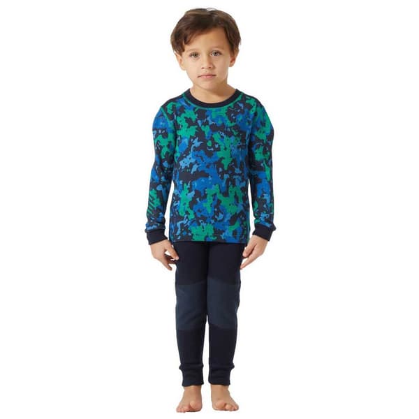 Helly Hansen Graphic Lifa Merino Peruskerroksen Sarja Vihreä,Sininen 8 Years Poika