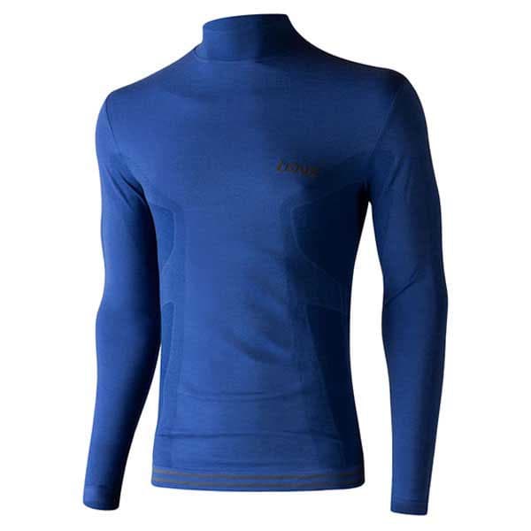 Lenz Merino 6.0 Turtle Neck Långärmad Baslager Blå L Man