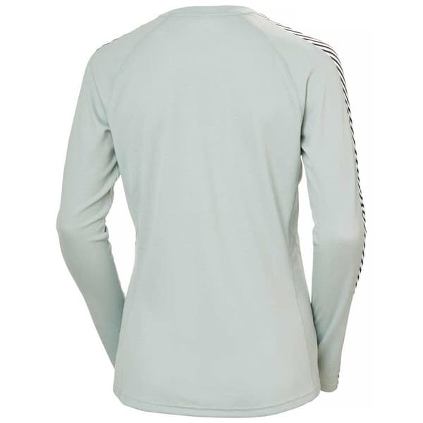 Helly Hansen Lifa Active Stripe Pitkähihainen Aluspaita Vihreä M Nainen