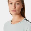 Pikkukuva 6 / 6: Helly Hansen Lifa Active Stripe Pitkähihainen Aluspaita Vihreä M Nainen