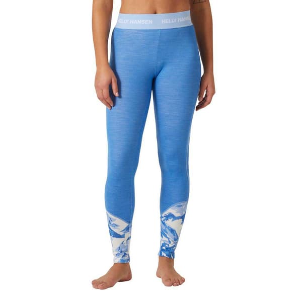 Helly Hansen Lifa Merino Midweight Gra Pohjakerroksen Housut Sininen M Nainen