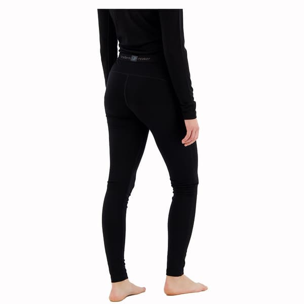 Icebreaker 200 Oasis Merino Baselagbukser Sort 2XL Kvinde