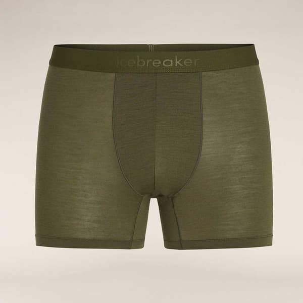 Icebreaker Merino 125 Cool-lite Anatomica Boxers Grøn XL Mand