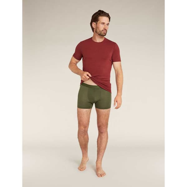 Icebreaker Merino 125 Cool-lite Anatomica Boxers Grøn XL Mand