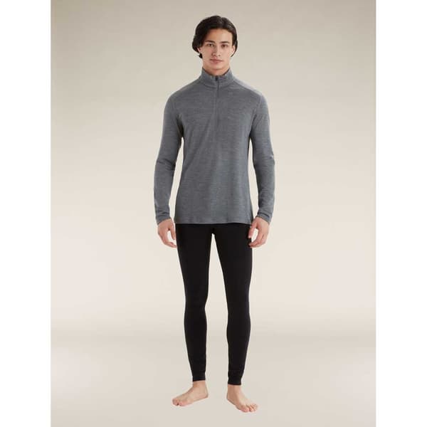 Icebreaker Merino 260 Tech Langærmet Baselayer Grå M Mand