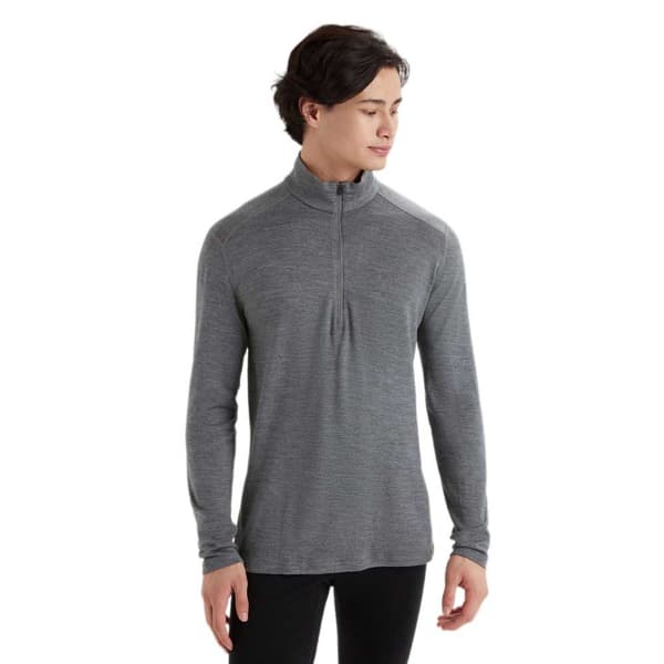 Icebreaker Merino 260 Tech Langærmet Baselayer Grå M Mand
