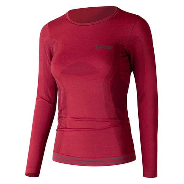 Lenz Merino 6.0 Langærmet Baselayer Rød XS Kvinde