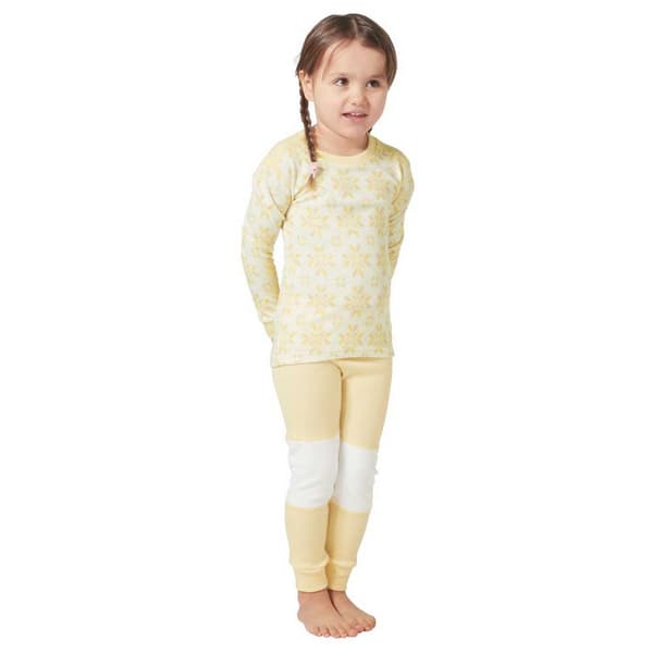 Helly Hansen Graphic Lifa Merino Basislagssæt Gul 8 Years Dreng