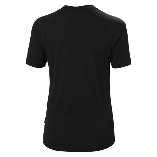 Helly Hansen Durawool Kortærmet Baselayer Sort XS Kvinde