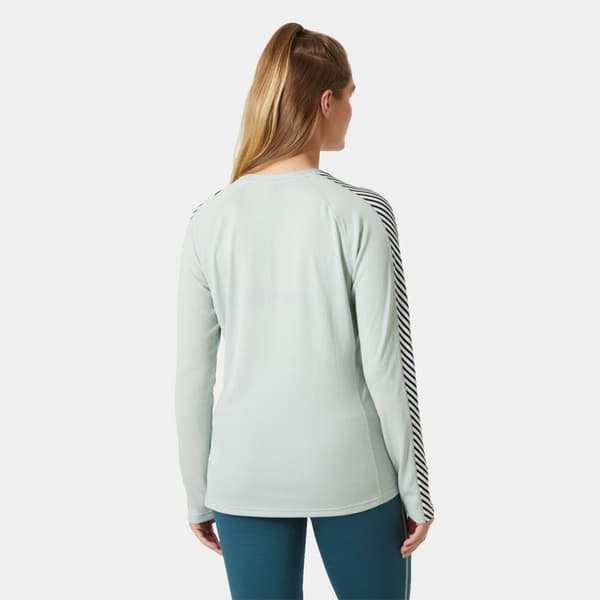 Helly Hansen Lifa Active Stripe Långärmad Baslager Rosa M Kvinna