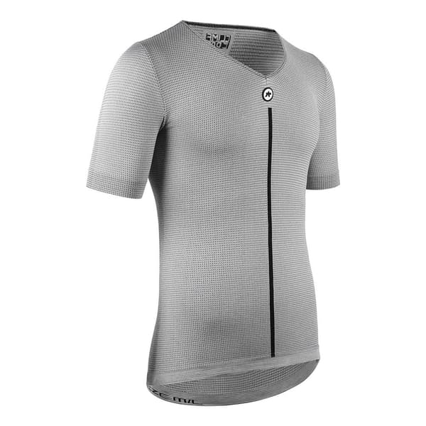 Assos P1 Kortärmad Baslager Grå I Man