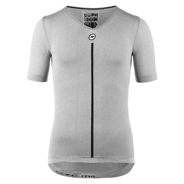 Assos P1 Kortärmad Baslager Grå I Man