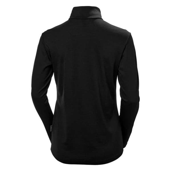 Helly Hansen Merino Langærmet Baselayer Sort L Kvinde