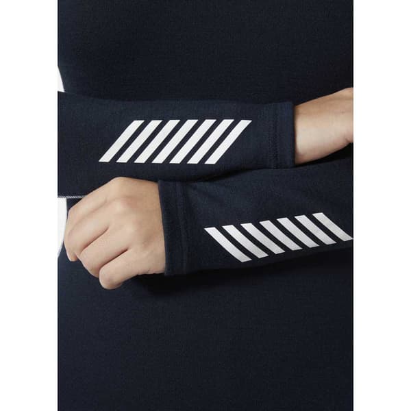 Helly Hansen Lifa Merino Midweight 49377 Langærmet Baselayer Blå XL Kvinde