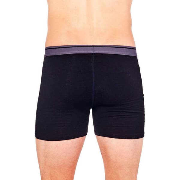 Icebreaker Anatomica Fly Boxers Svart M Man