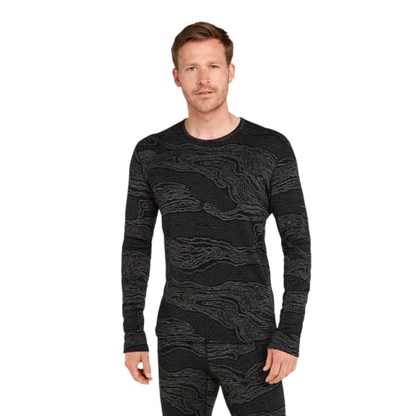 Icebreaker Merino 260 Vertex Snow Guide Pitkähihainen Aluspaita Harmaa S Mies