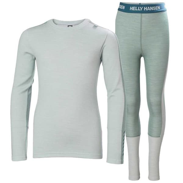Helly Hansen Lifa Merino Midweight Set Baslager Set Grönt 10 Years Pojke
