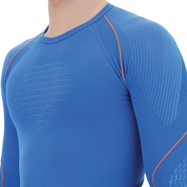 Uyn Evolutyon Langærmet Baselayer Blå 2XL Mand