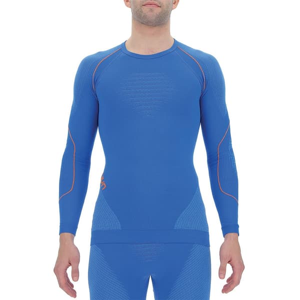 Uyn Evolutyon Langærmet Baselayer Blå 2XL Mand