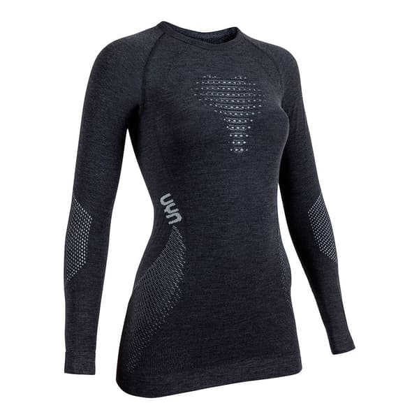 Uyn Fusyon Cashmere Langærmet Baselayer Sort L-XL Kvinde