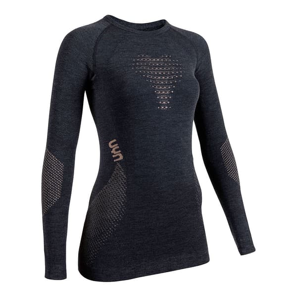 Uyn Fusyon Cashmere Langærmet Baselayer Sort L-XL Kvinde
