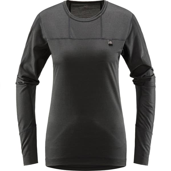 Haglofs Natural Blend Tech Långärmad Baslager Svart XL Kvinna